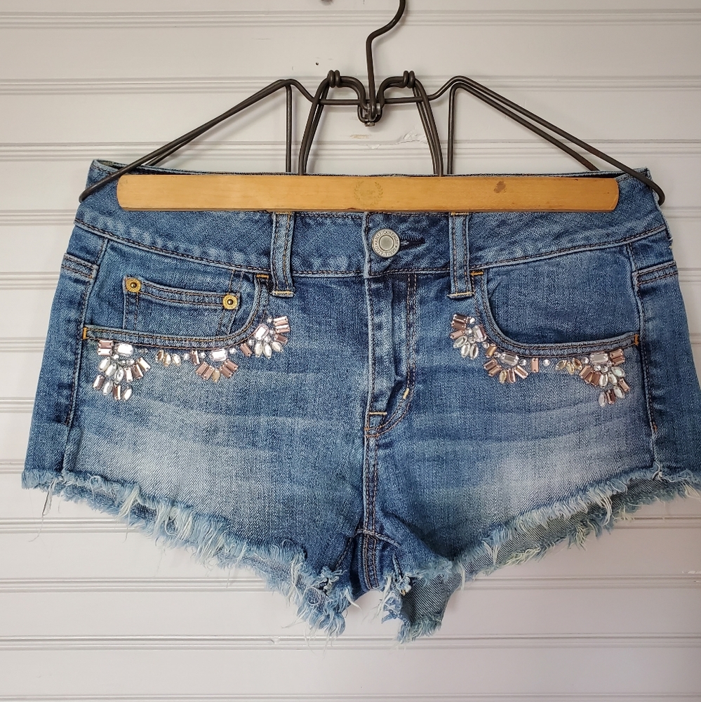 American Eagle Festival Jean Shorts, size 4